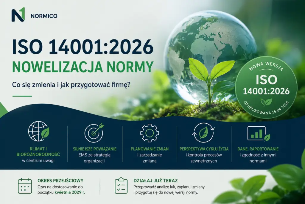 Nowelizacja normy ISO 14001:2026 – kluczowe zmiany w systemie zarządzania środowiskowego